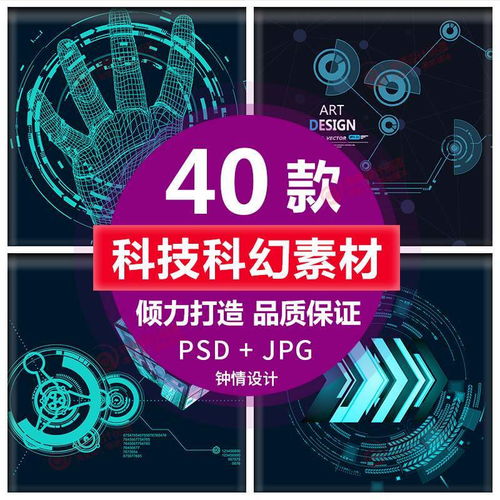 科幻曲线科技感H5智能未来背景海报设计